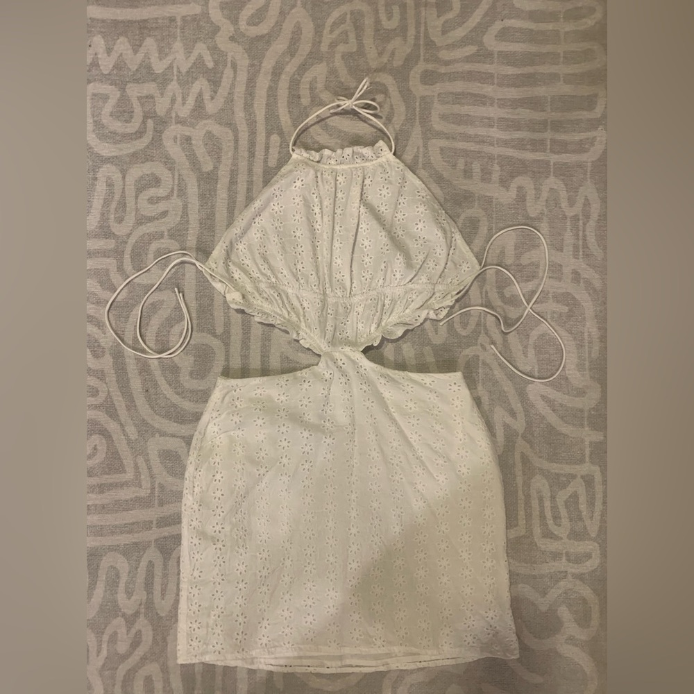 Cute White Islet Dress